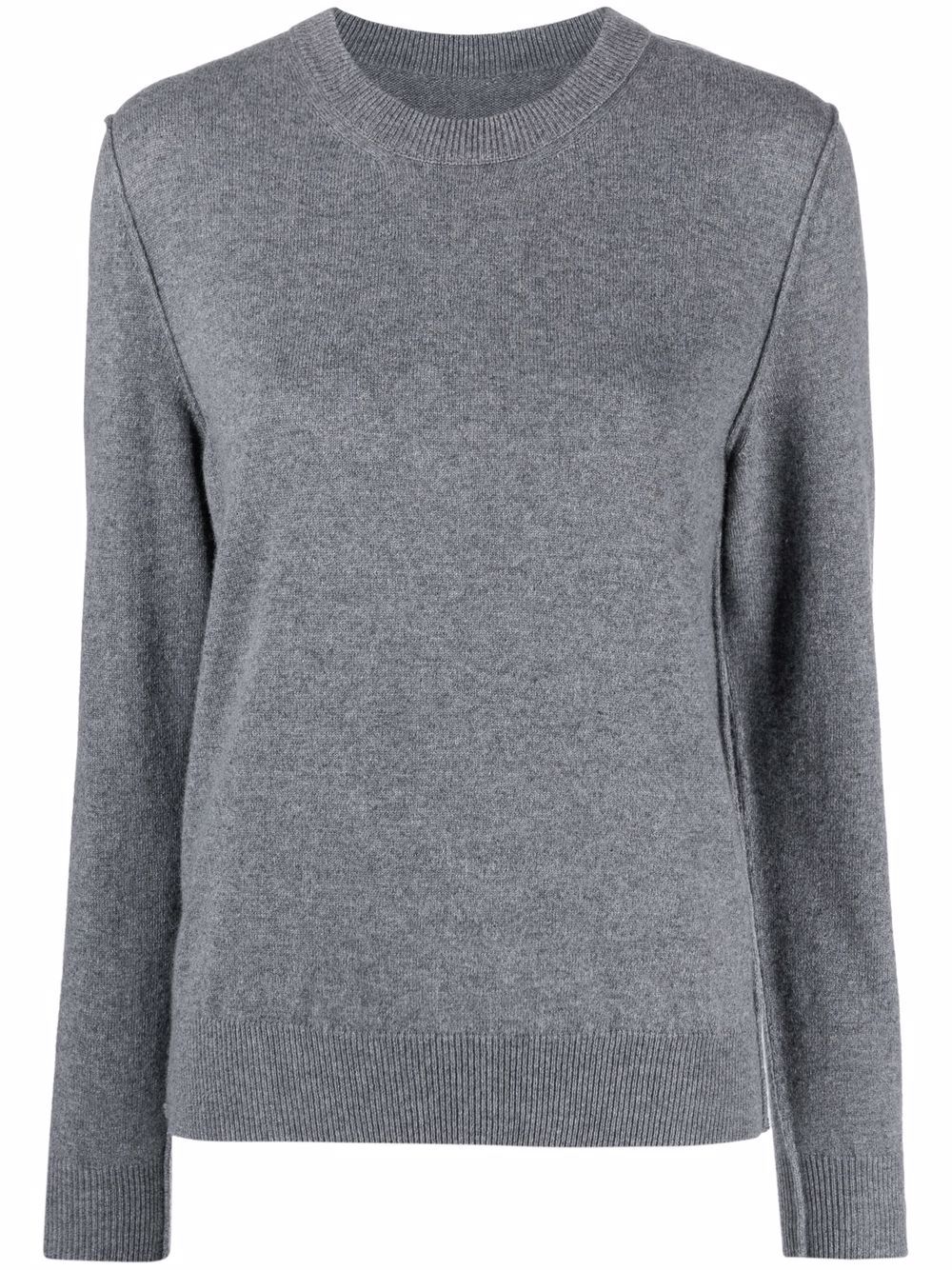 

Maison Margiela suéter de cachemira con cuello redondo - Gris