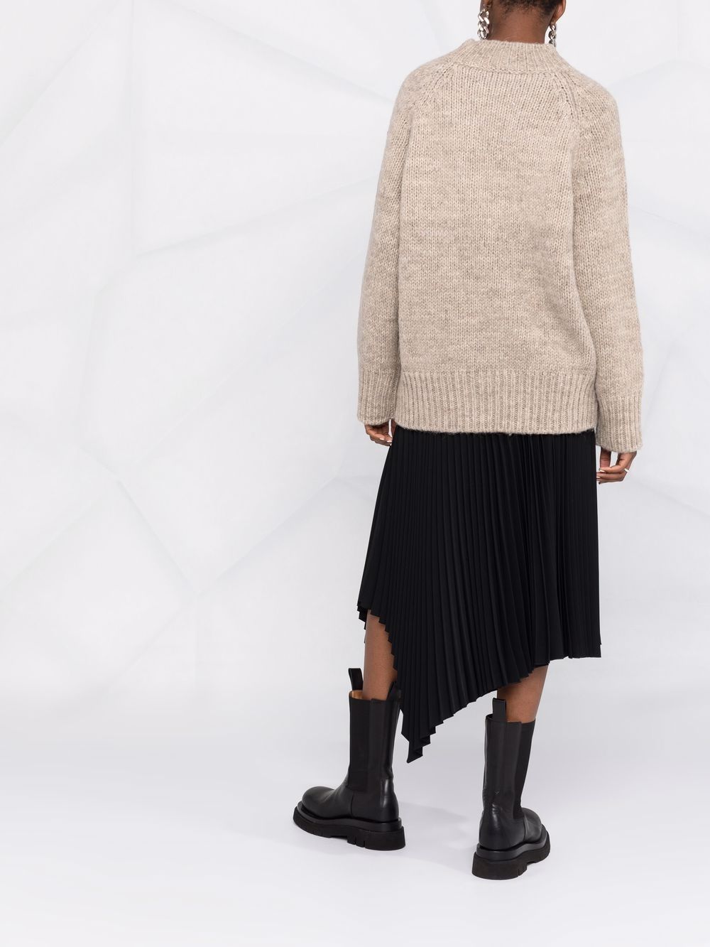 Maison Margiela high neck knitted jumper Women