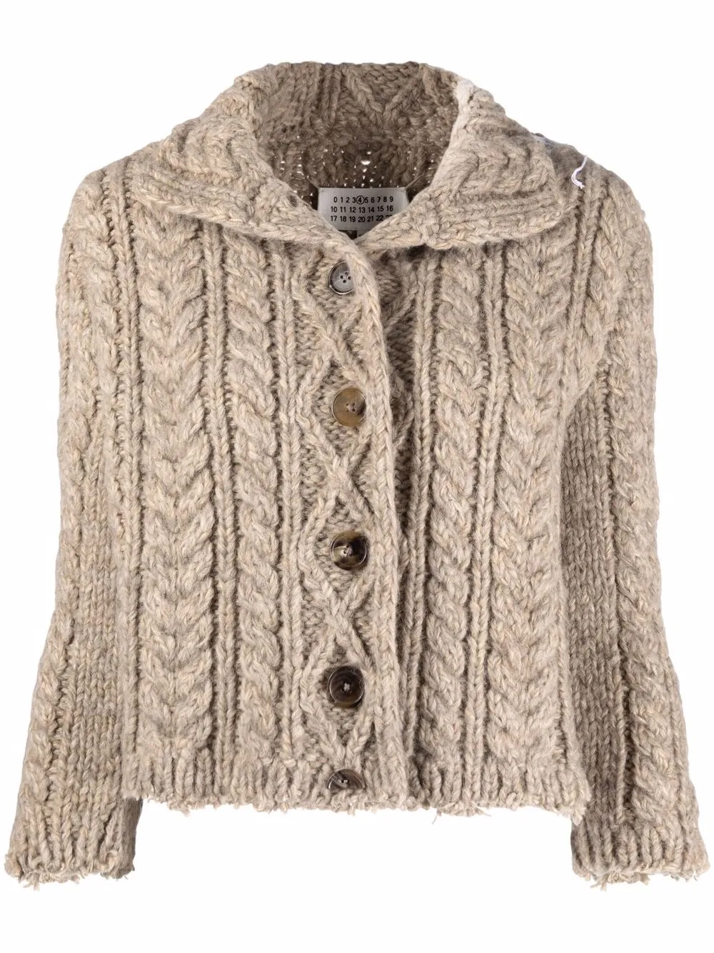 Maison Margiela chunky-knit Wool Cardigan - Farfetch