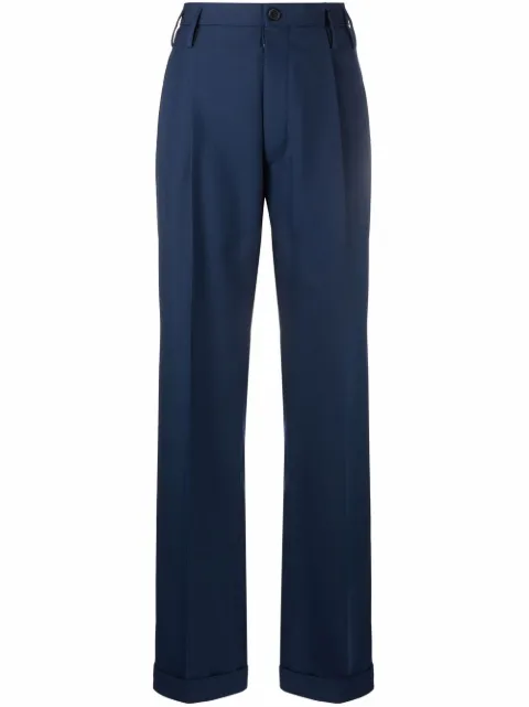 Maison Margiela high-waist straight trousers