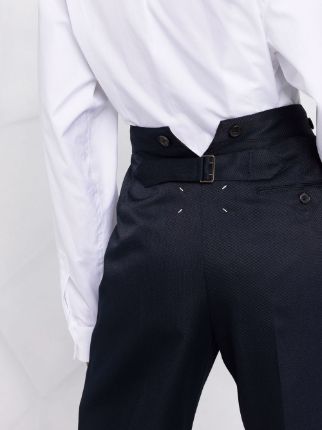 cropped tailored trousers展示图