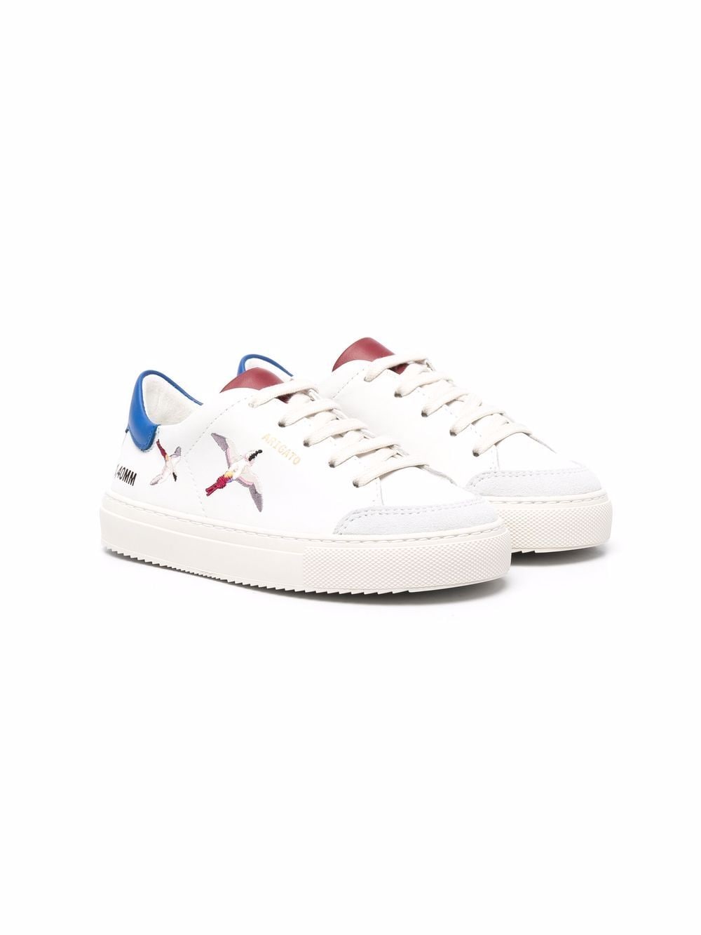 Axel Arigato Embroidered-logo Low Top Sneakers In Weiss