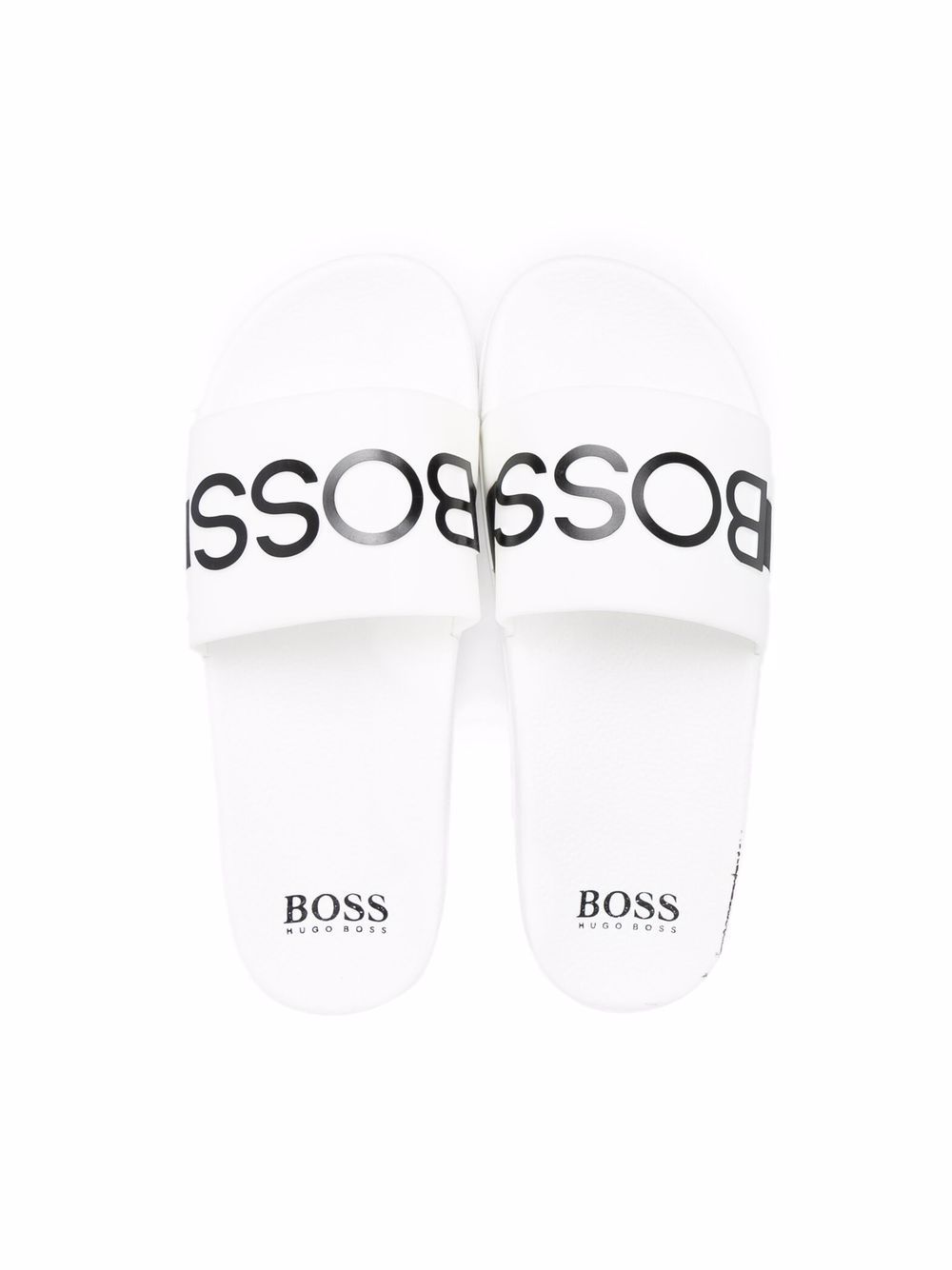 фото Boss kidswear шлепанцы с логотипом