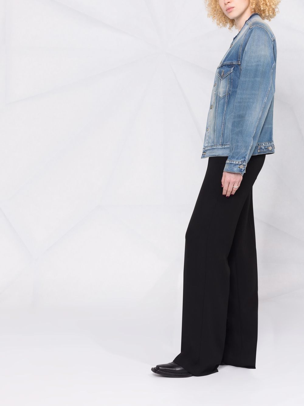 Maison Margiela collarless denim jacket Women