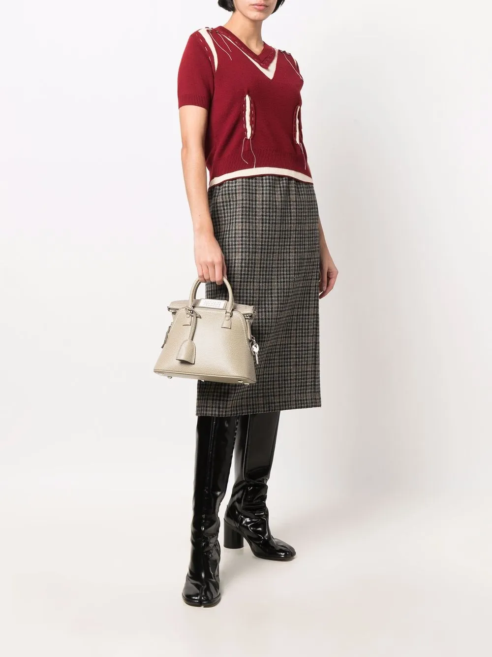 фото Maison margiela структурированная сумка-тоут