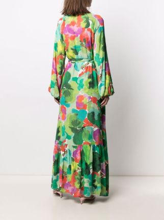 Zebel floral-print dress展示图