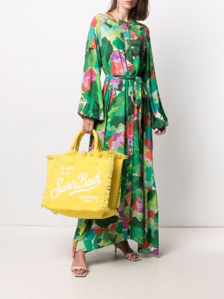 Zebel floral-print dress展示图