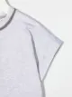 Brunello Cucinelli Kids metallic-bead collar T-shirt