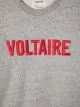 Image 2 of Zadig & Voltaire Kids TEEN embroidered cotton sweatshirt