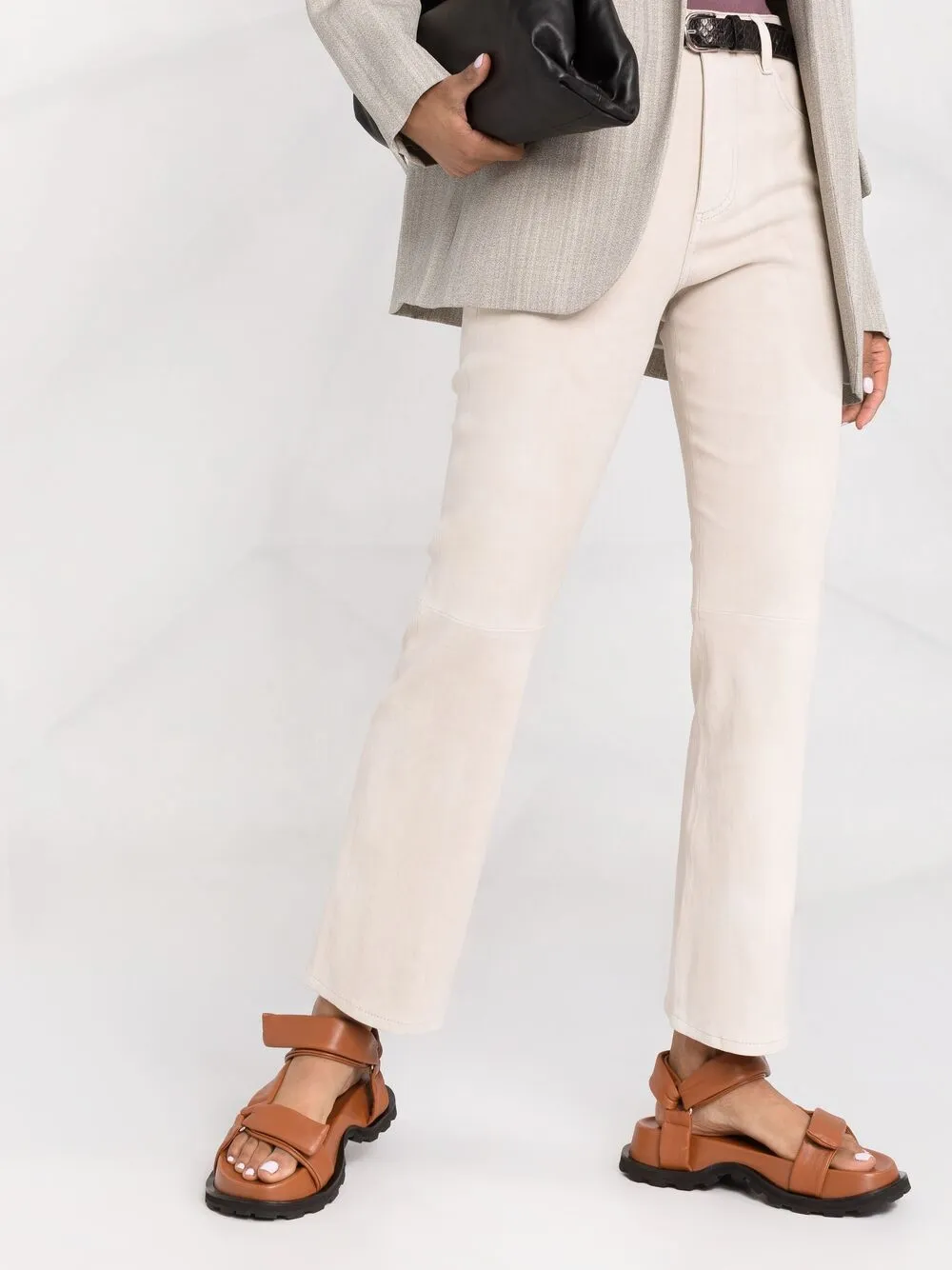 CLOSED HIGH-WAISTED CROPPED JEANS 