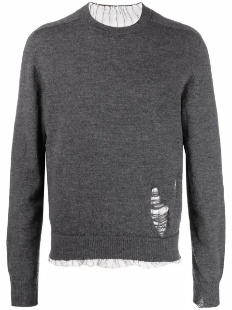 Maison Margiela Anonymity of the lining knit jumper