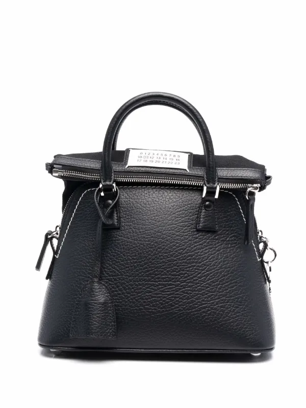 Maison Margiela Mini 5AC Leather Tote Bag - Farfetch