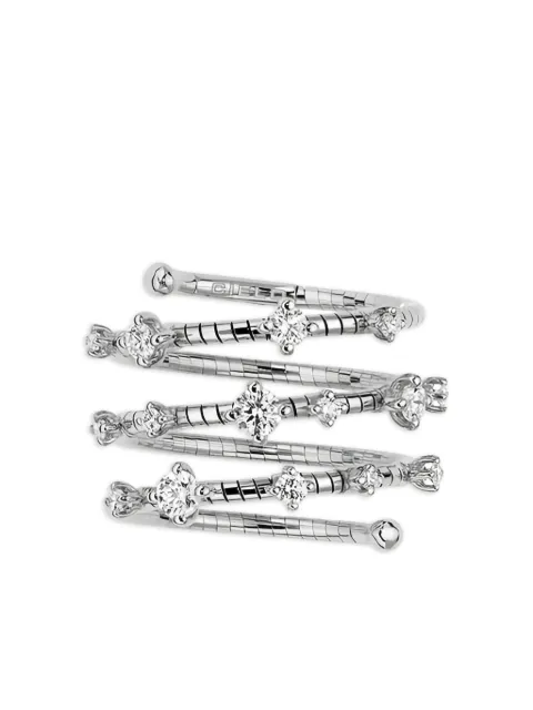 Mattia Cielo 18K white gold Rugiaga titanium ring