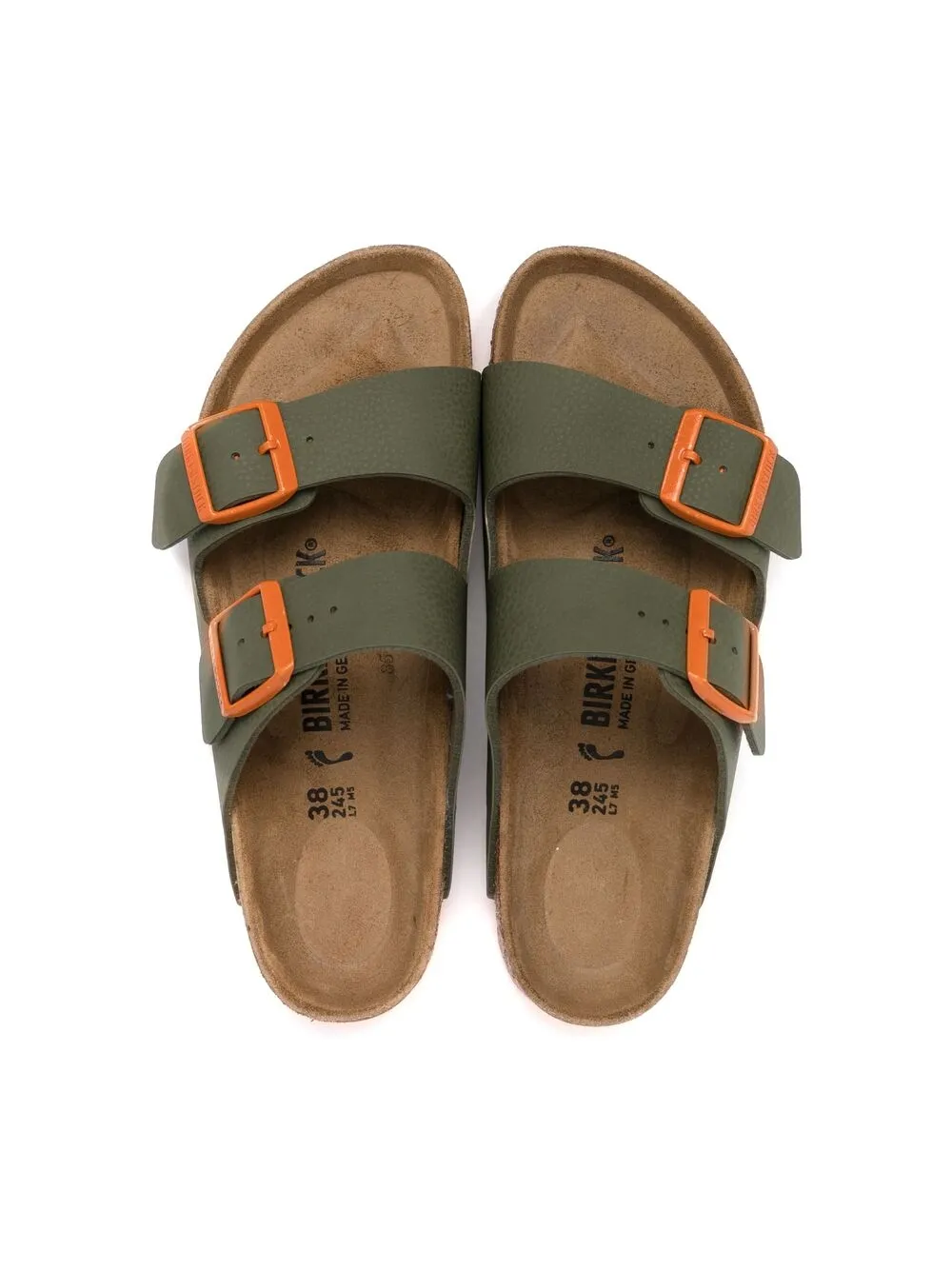 фото Birkenstock kids teen arizona two-tone sandals