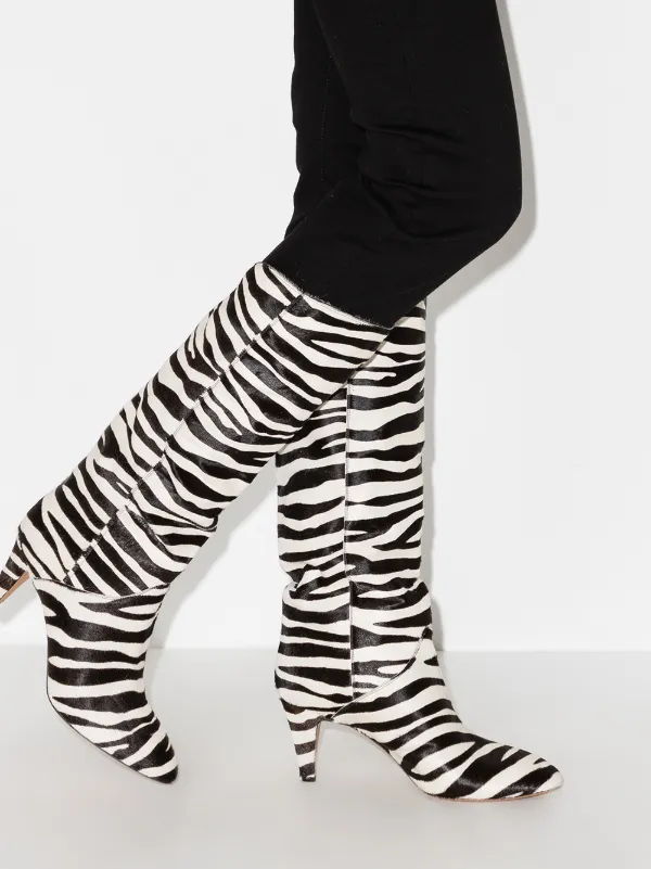 isabel marant zebra boots