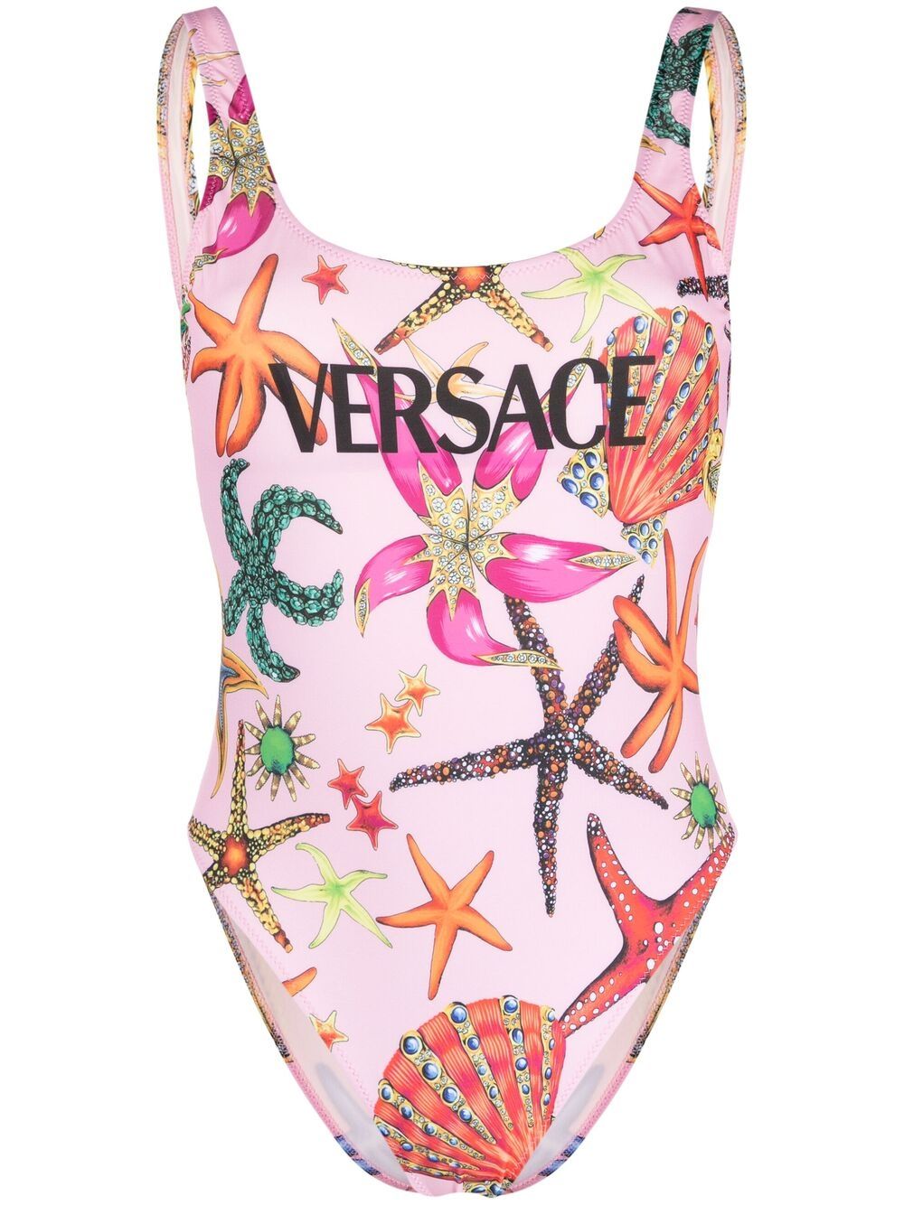 VERSACE TRÉSOR DE LA MER 印花连体泳衣