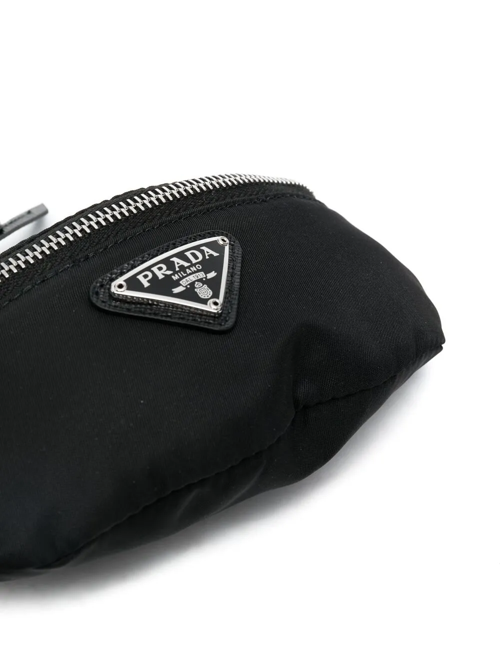 small logo plaque pouch