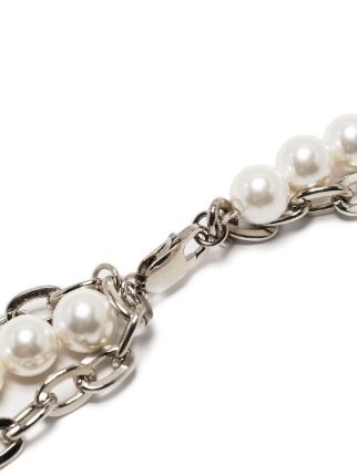 pearl-trim chain necklace展示图