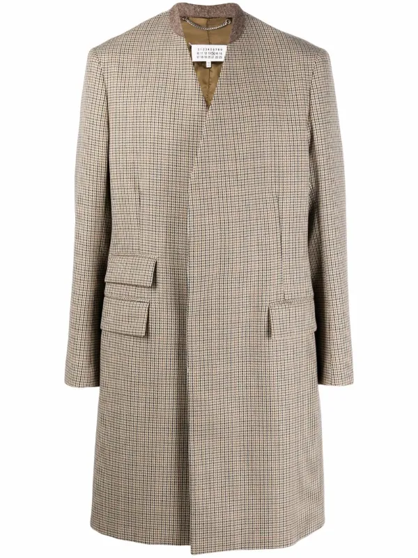 Maison Margiela houndstooth-pattern Wool Blazer - Farfetch