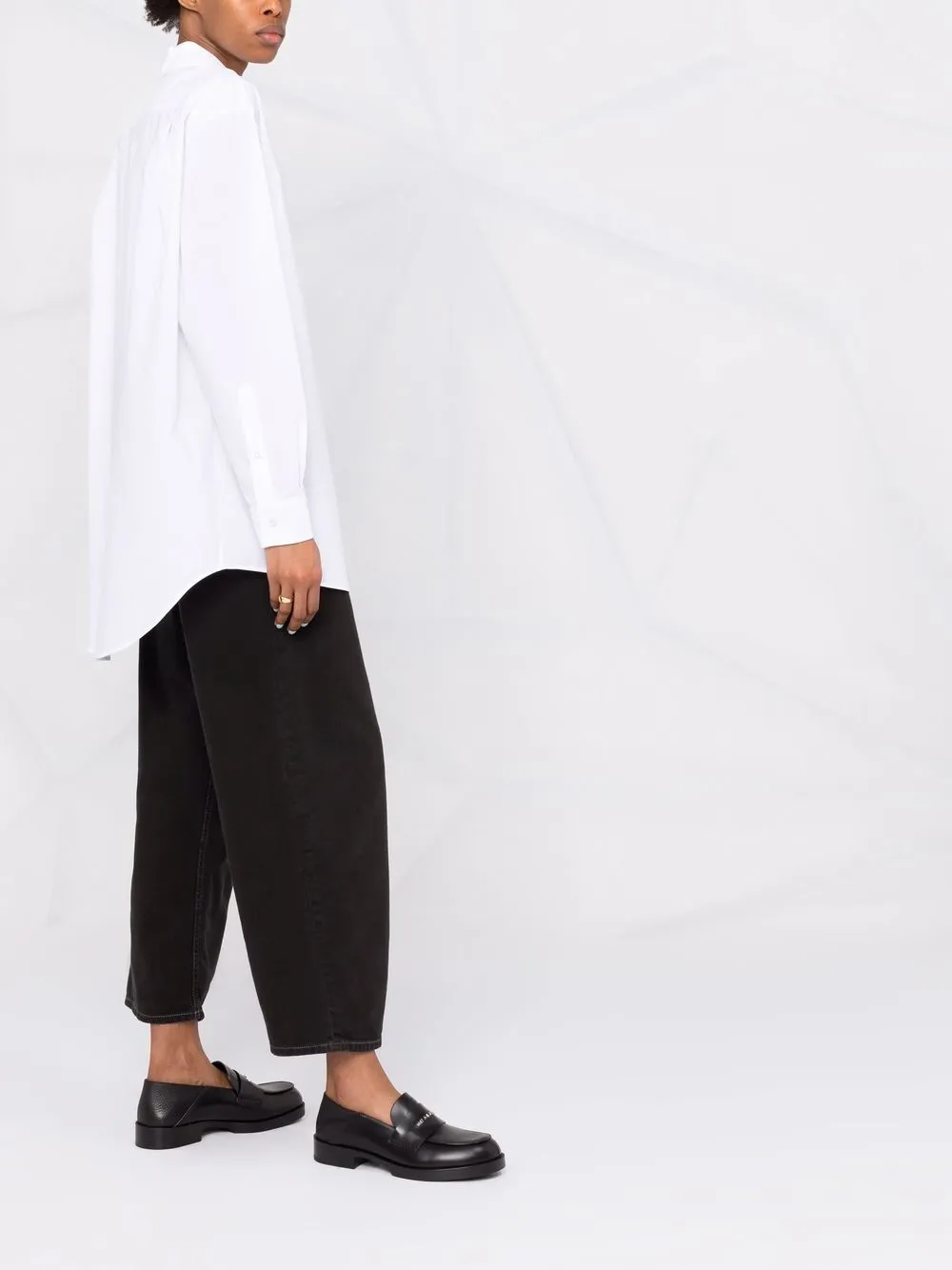 фото Mm6 maison margiela рубашка на молнии