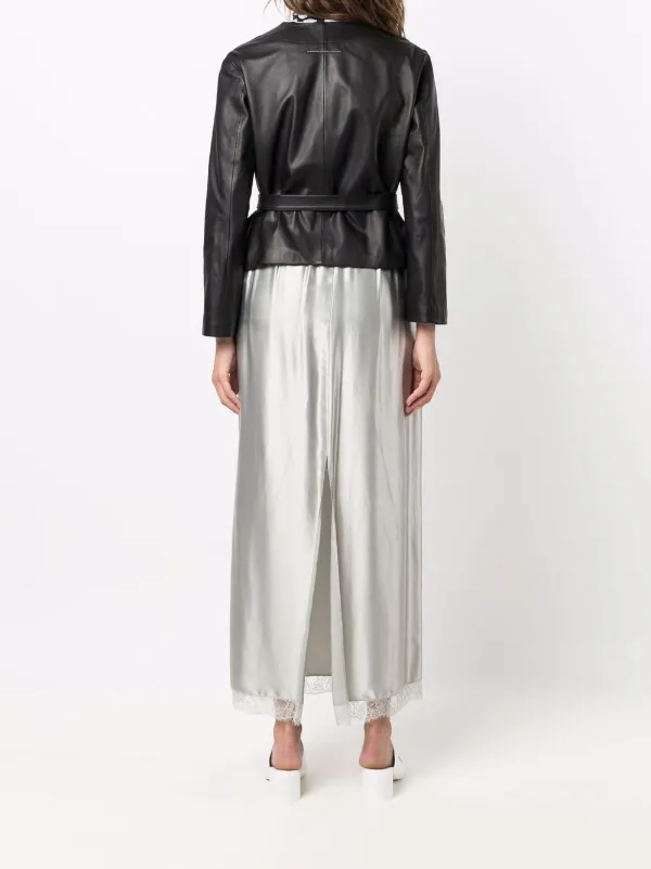 margiela leather jacket