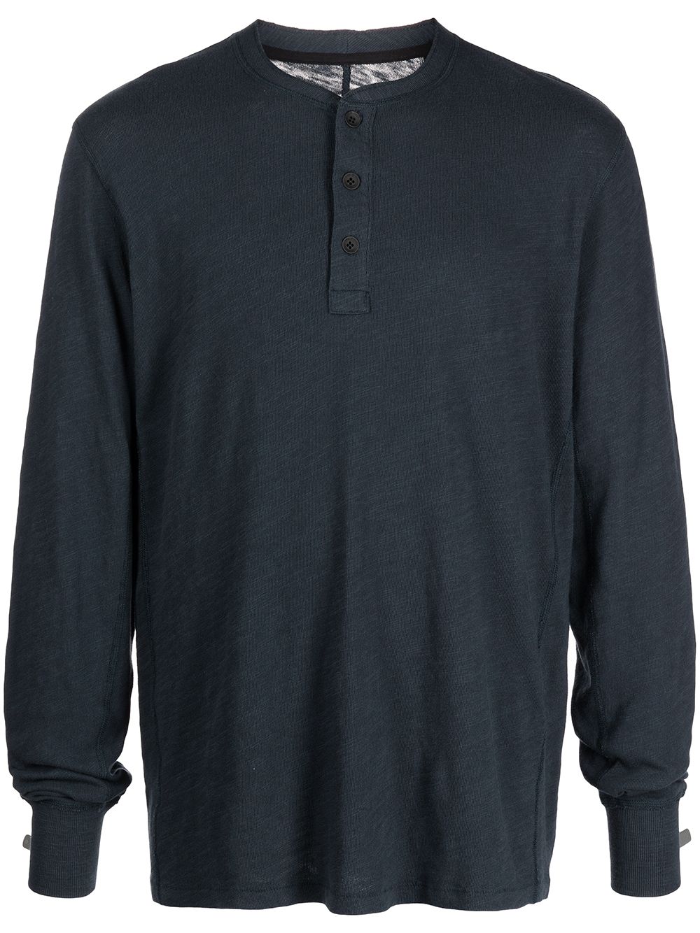 round-neck long-sleeve top