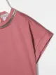 Brunello Cucinelli Kids embellished mesh-insert T-shirt