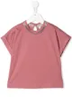 Image 1 of Brunello Cucinelli Kids embellished mesh-insert T-shirt