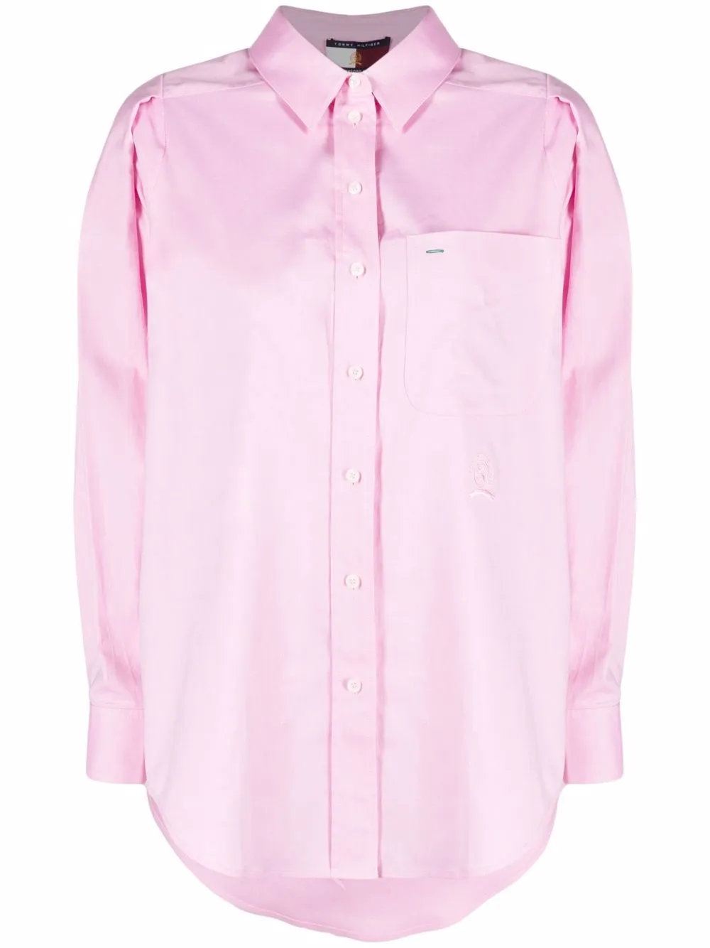 Hilfiger Collection рубашка с нагрудным карманом