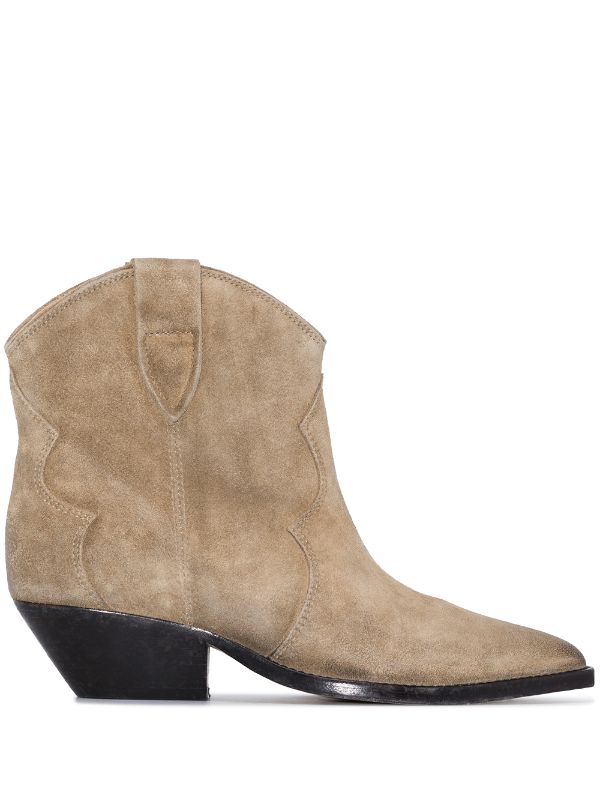 Fremsyn jorden overse Shop Isabel Marant Dewina 40mm suede ankle boots with Express Delivery -  FARFETCH