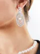 Image 2 of Yoko London 18kt white gold Raindrop Akoya pearl and diamond earrings