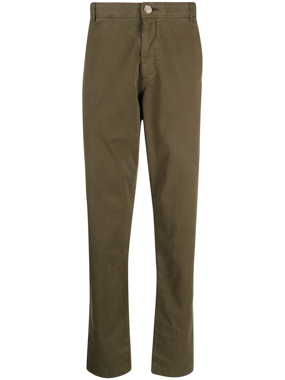 WOOLRICH MID-RISE STRAIGHT TROUSERS