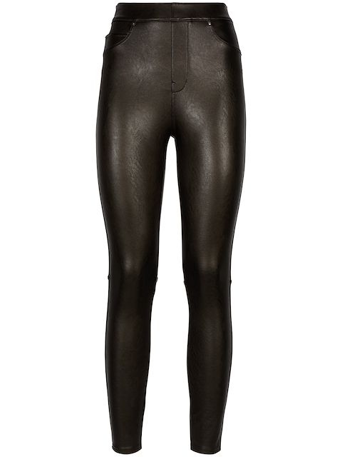 SPANX faux leather skinny trousers