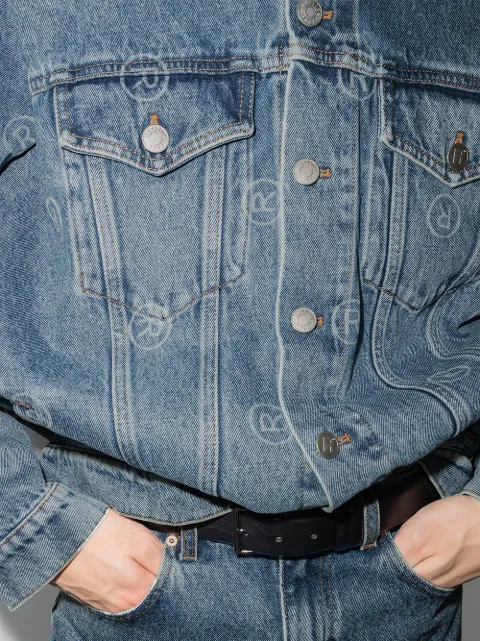 Martine Rose logo-print Oversized Denim 