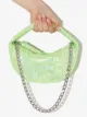 BY FAR Baby Cush holographic shoulder bag