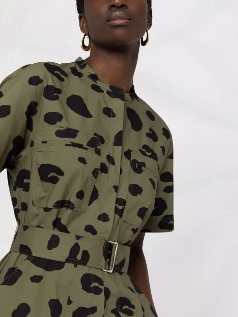 Theory animal-print Dress - Farfetch