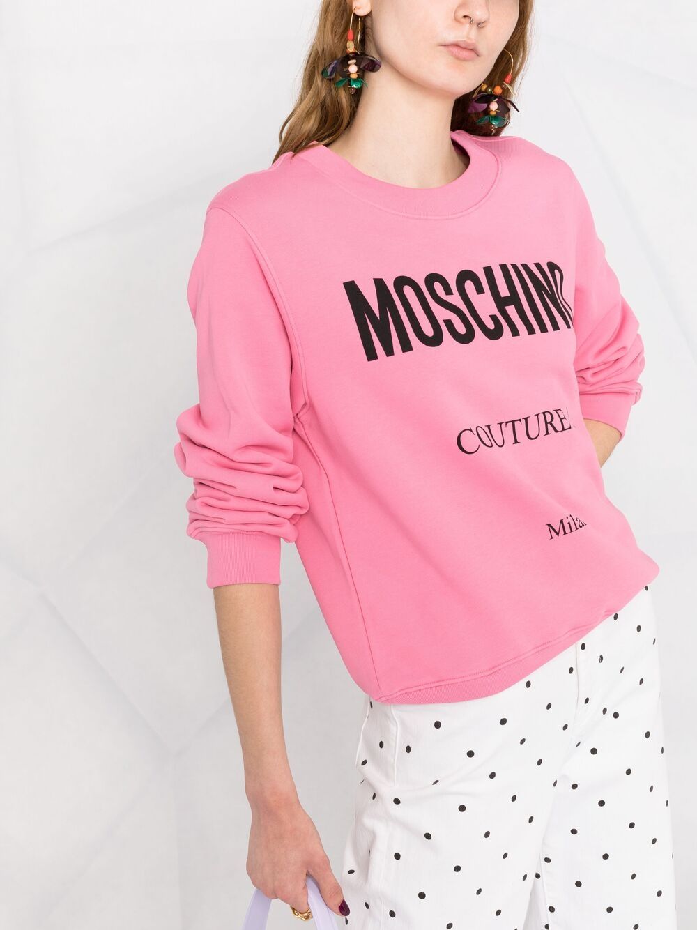 фото Moschino толстовка с логотипом