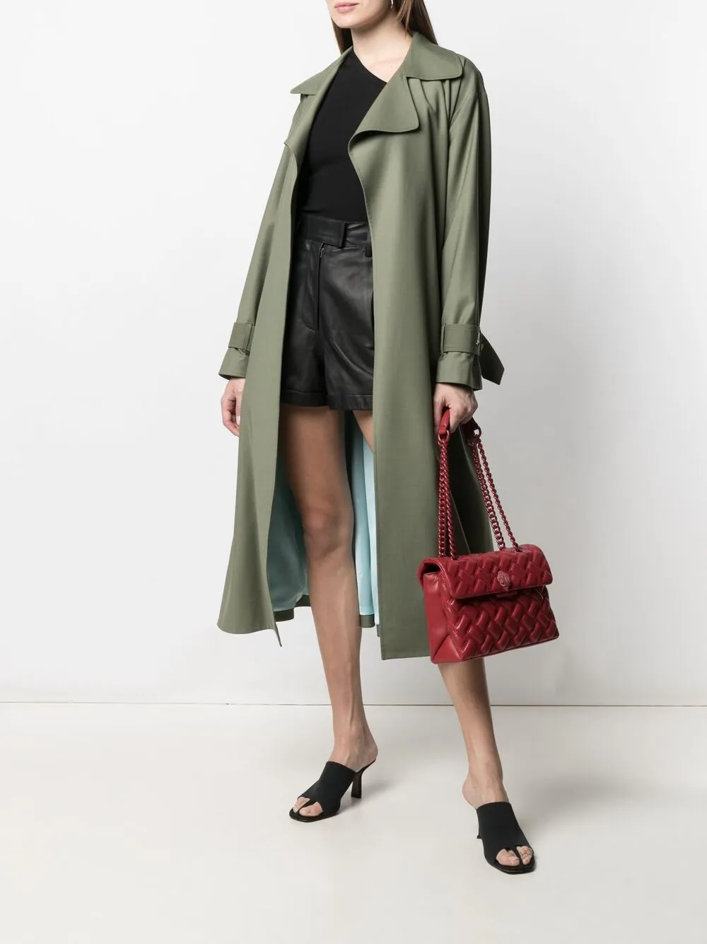фото Kurt geiger london стеганая сумка на плечо