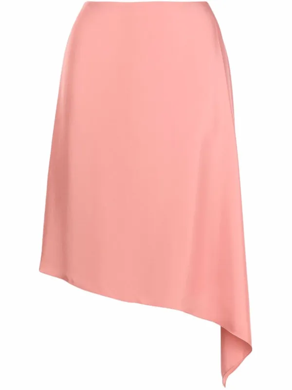Theory Asymmetric-hem Skirt in Pink