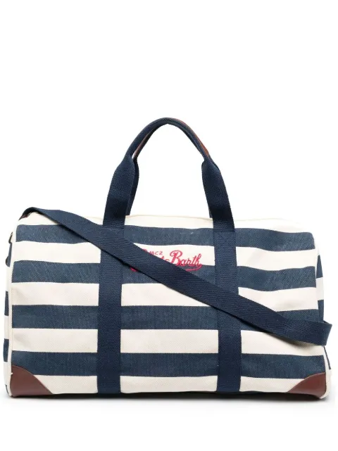 MC2 Saint Barth striped cotton holdall