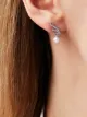 Image 2 of Yoko London 18kt white gold Sleek Akoya pearl and diamond earrings