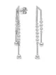 Yoko London 18kt white gold Sleek Akoya pearl and diamond earrings