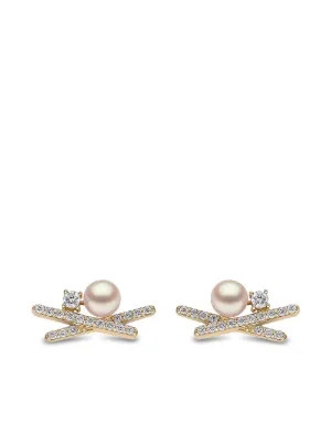 TASAKI デインジャー ネオ ダイヤモンド ピアス 18Kホワイトゴールド