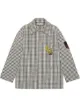 Image 1 of Gucci gingham patch-detail jacket