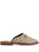 Image 1 of Gucci GG monogram horsebit-detail slippers