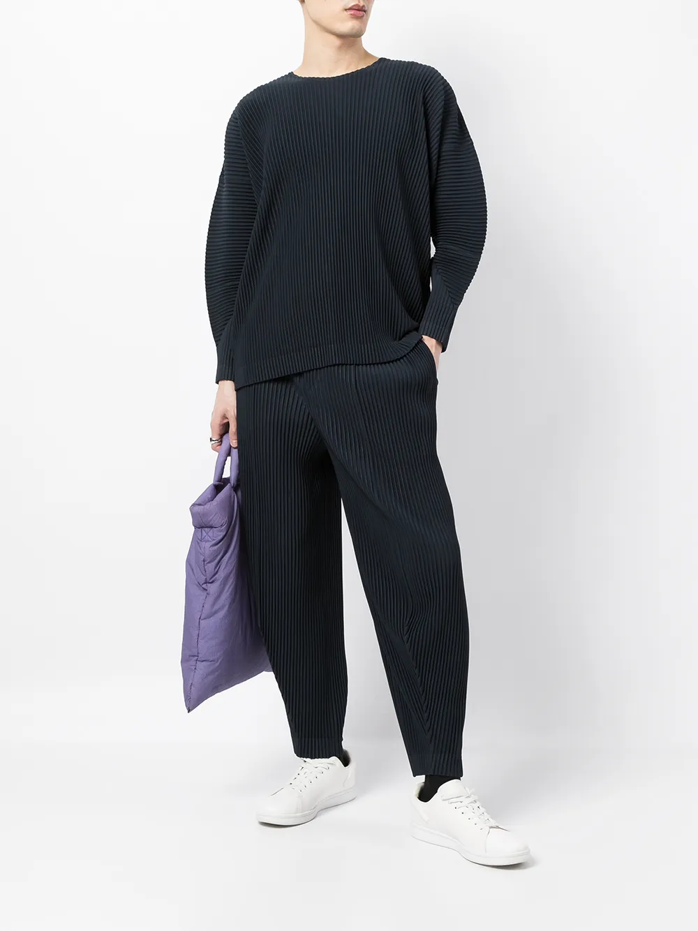 фото Homme plissé issey miyake плиссированная толстовка