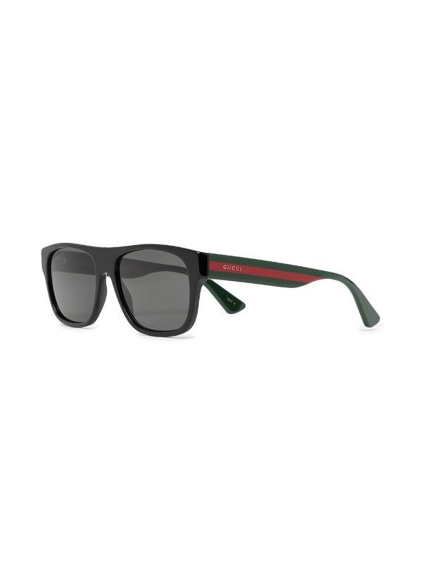 Gucci Eyewear Side Stripe Sunglasses -