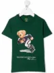 Image 1 of Ralph Lauren Kids Bear logo crew-neck T-shirt