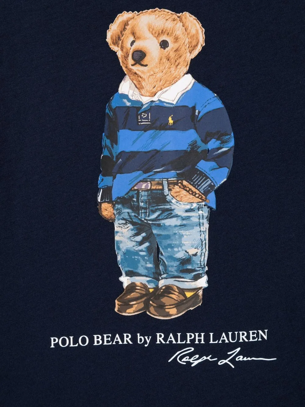 фото Ralph lauren kids толстовка с логотипом и принтом