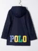 Image 2 of Ralph Lauren Kids Pony logo hooded raincoat